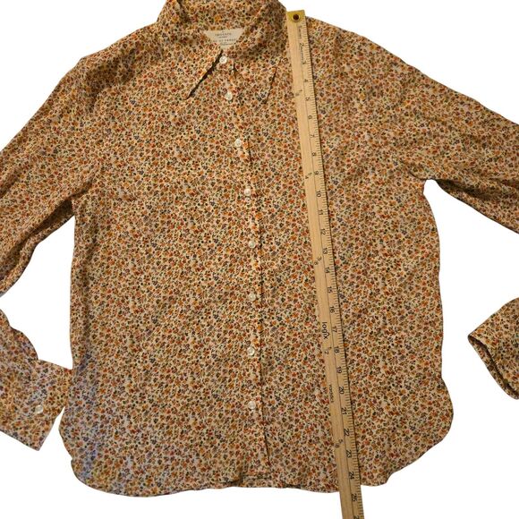 Trovata Birds Of Paradis S Silk Blend Jacquelin Bellflower Ditsy Print Luxury - Picture 9 of 10